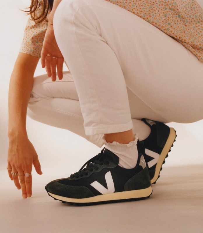 Veja Rio Branco Alveomesh Black White Oxford Grey Australia