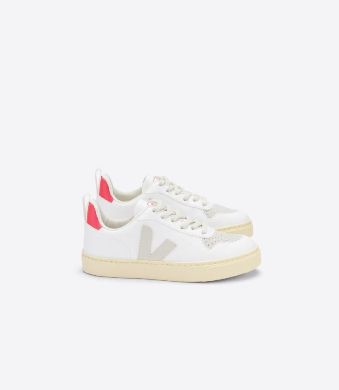 Veja V-10 Cwl White Pierre Rose Fluo Australia