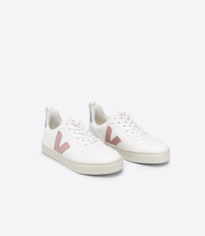 Veja V-10 Laces Cwl White Babe Blue Australia