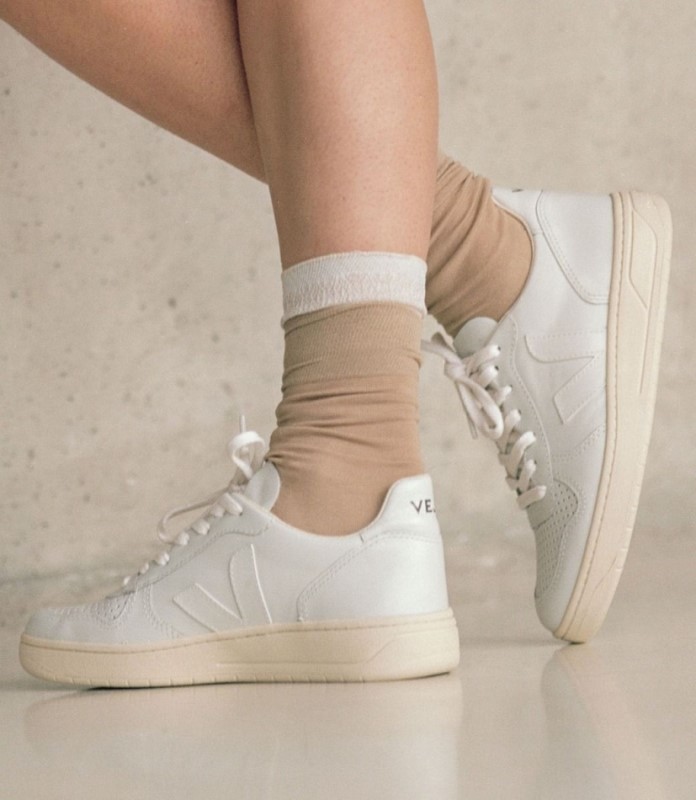 Veja V-10 Leather White Australia