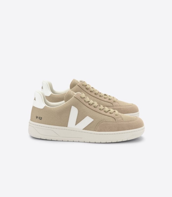 Veja V-12 Alveomesh Dune White Australia