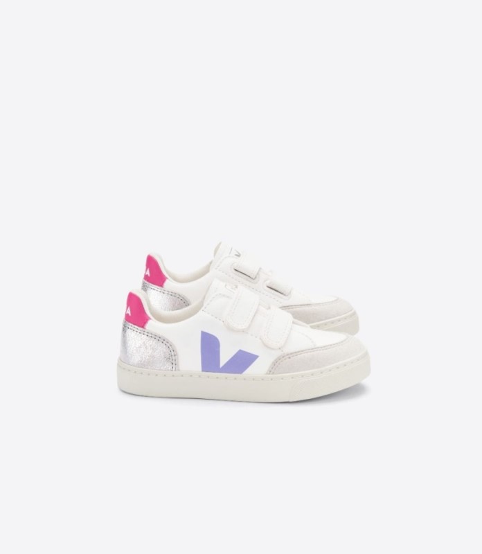 Veja V-12 Chromefree Leather Multico Silver Australia