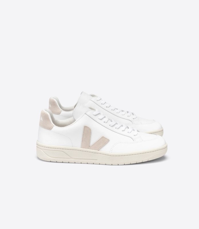 Veja V-12 Leather White Sable Australia