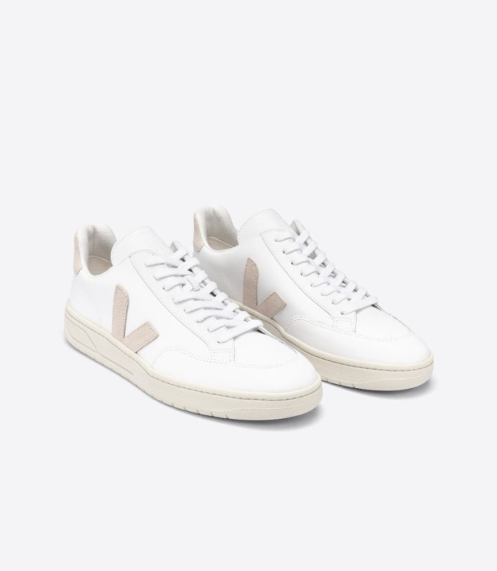 Veja V-12 Leather White Sable Australia